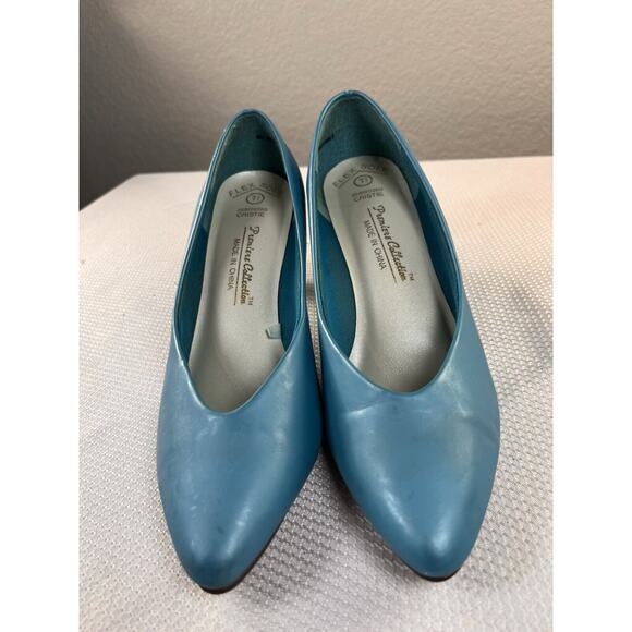 Vintage 1990’s Talons Premier Collections‎ Flex Sole Blue Heels Sz 7.5 - Picture 13 of 13
